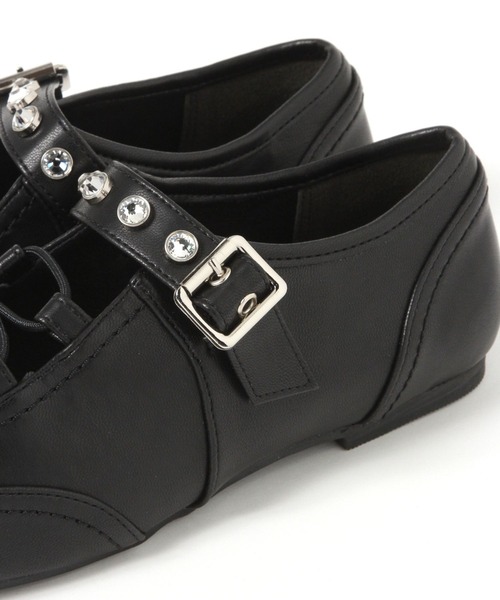 PAGEBOY(ページボーイ)の「【Casselini】レースアップスニーカー(スニーカー・レディース・ブラック/シルバー・MEDIUM/LARGE)」の10枚目の写真