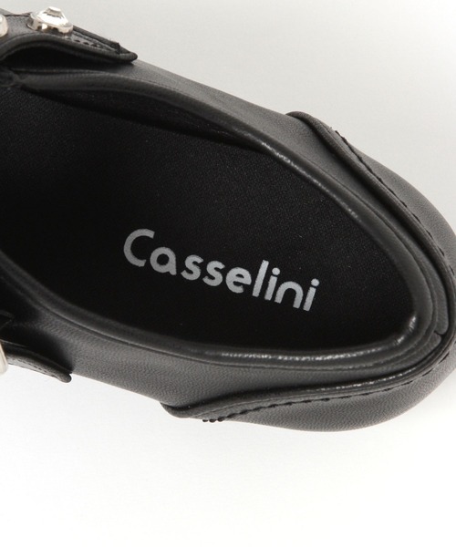 PAGEBOY(ページボーイ)の「【Casselini】レースアップスニーカー(スニーカー・レディース・ブラック/シルバー・MEDIUM/LARGE)」の12枚目の写真