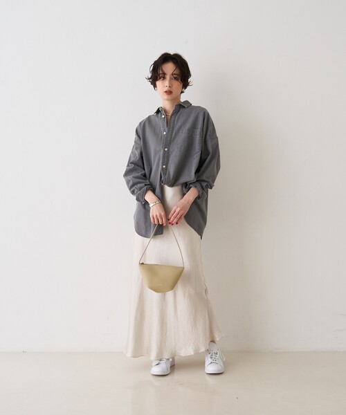 YAHKI(ヤーキ)の「【YAHKI/ヤーキ】SHRINK W FACE変形ショルダーバッグ(ショルダーバッグ・レディース・ブラック/ライトベージュ・フリー)」の15枚目の写真