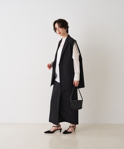 YAHKI(ヤーキ)の「【YAHKI/ヤーキ】SHRINK W FACE変形ショルダーバッグ(ショルダーバッグ・レディース・ブラック/ライトベージュ・フリー)」の21枚目の写真