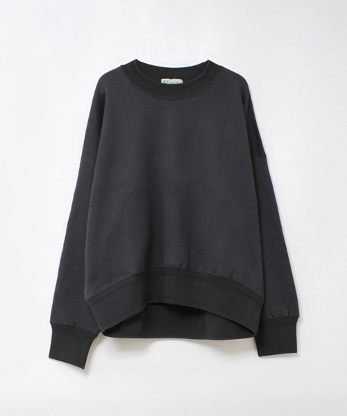 RNA-N(アールエヌエーエヌ)の「M2608 裏パイルプルオーバー(Tシャツ/カットソー・レディース・ピンク/ライトグレー/スミクロ・FREE)」の2枚目の写真