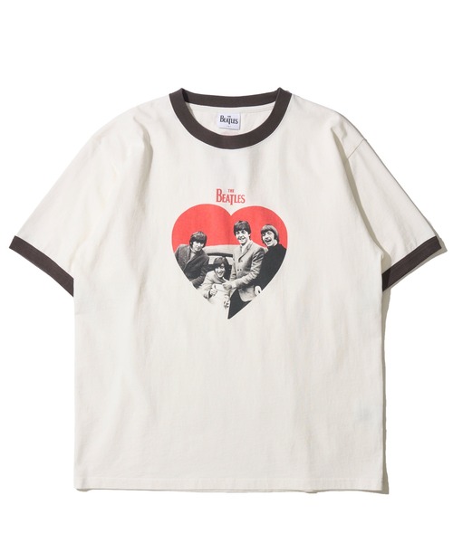 The Beatles(ザビートルズ)の「【THE BEATLES/ザ ビートルズ】フロントフォトプリント リンガーTシャツ(Tシャツ/カットソー・レディース・ホワイト/ブルー/オフホワイト・X-LARGE/LARGE/MEDIUM)」の4枚目の写真