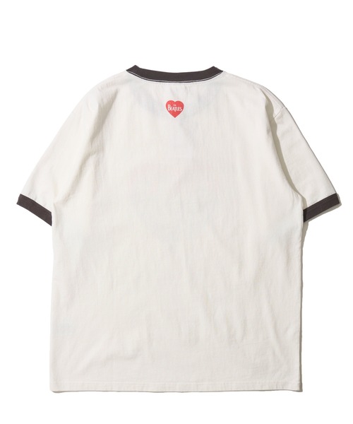 The Beatles(ザビートルズ)の「【THE BEATLES/ザ ビートルズ】フロントフォトプリント リンガーTシャツ(Tシャツ/カットソー・レディース・ホワイト/ブルー/オフホワイト・X-LARGE/LARGE/MEDIUM)」の5枚目の写真