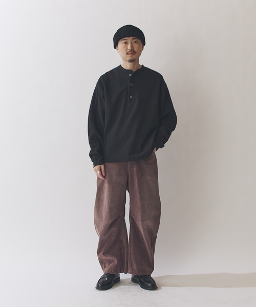 Lui's（ルイス）の「フロッキーカーブデニムパンツ（デニムパンツ・メンズ・ブラウン/ブラック・S/M）」の14枚目の写真