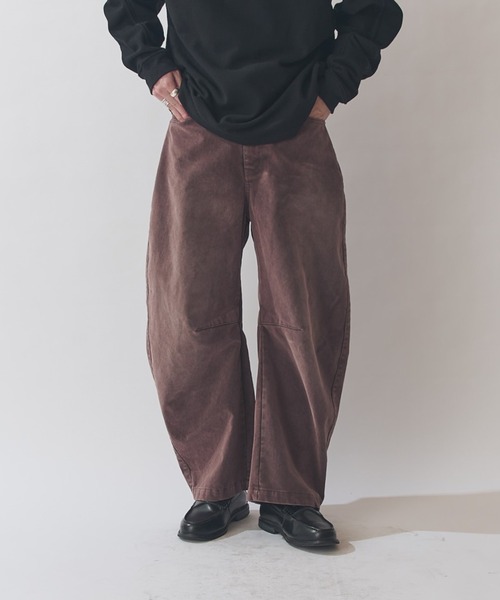 Lui's（ルイス）の「フロッキーカーブデニムパンツ（デニムパンツ・メンズ・ブラウン/ブラック・S/M）」の11枚目の写真