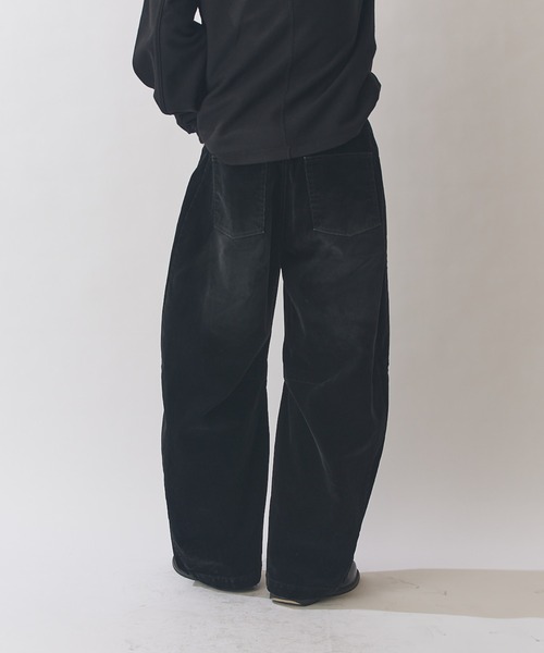 Lui's（ルイス）の「フロッキーカーブデニムパンツ（デニムパンツ・メンズ・ブラウン/ブラック・S/M）」の5枚目の写真