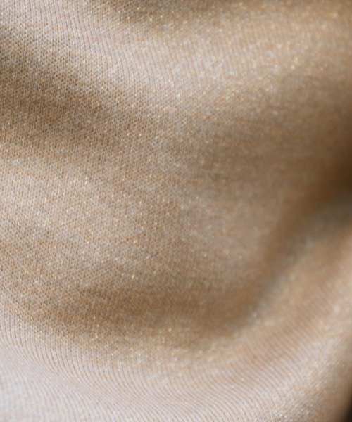 qualite（カリテ）の「【大人のスウェット】ラメスウェットプルオーバー/トレーナー/冬服/春服/きれいめスウェット（スウェット・レディース・モカ/クリーム/ブラック・フリー）」の13枚目の写真