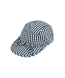 YOUCHE PRET A PORTER（ユッシュプレタポルテ）の「DR GINGHAM CHECK DUCK CAP Navy（キャップ）」