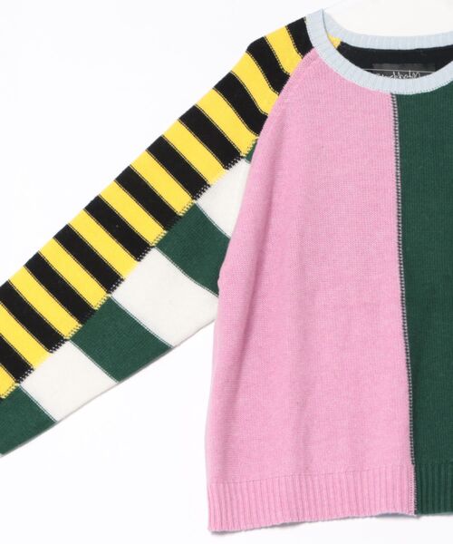 Stockholm Surfboard Club(ストックホルムサーフボードクラブ)の「Stockholm Surfboard Club/ストックホルムサーフボードクラブ セーター Knitted Raglan Sweater(ニット/セーター・メンズ・マルチ・L)」の3枚目の写真