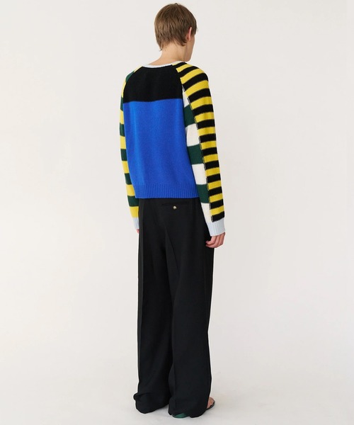 Stockholm Surfboard Club(ストックホルムサーフボードクラブ)の「Stockholm Surfboard Club/ストックホルムサーフボードクラブ セーター Knitted Raglan Sweater(ニット/セーター・メンズ・マルチ・L)」の7枚目の写真
