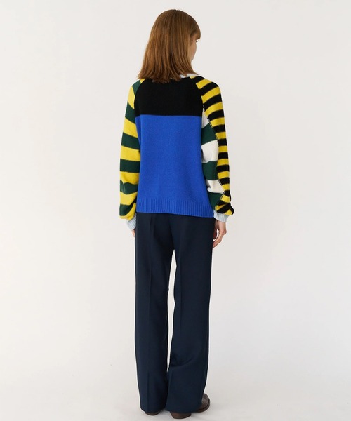 Stockholm Surfboard Club(ストックホルムサーフボードクラブ)の「Stockholm Surfboard Club/ストックホルムサーフボードクラブ セーター Knitted Raglan Sweater(ニット/セーター・メンズ・マルチ・L)」の9枚目の写真