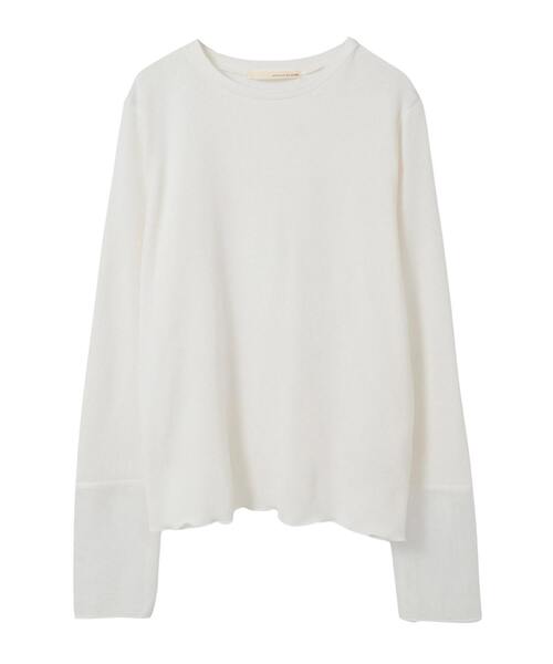 MELROSE claire（メルローズ クレール）の「【チュールインナー】（Tシャツ/カットソー・レディース・ライトグレー/ブラック/オフホワイト・FREE）」の11枚目の写真