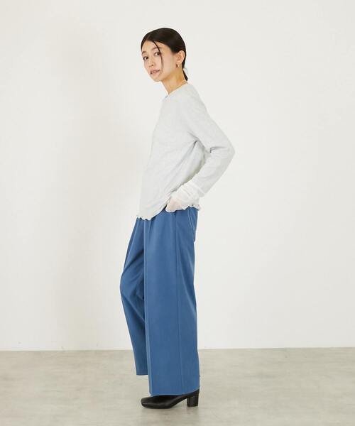 MELROSE claire（メルローズ クレール）の「【チュールインナー】（Tシャツ/カットソー・レディース・ライトグレー/ブラック/オフホワイト・FREE）」の13枚目の写真