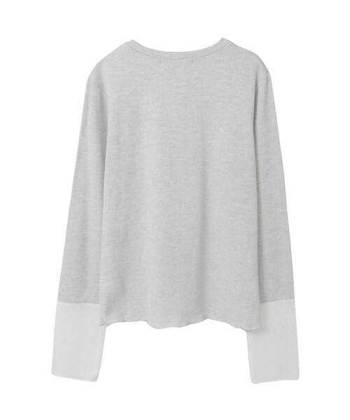 MELROSE claire（メルローズ クレール）の「【チュールインナー】（Tシャツ/カットソー・レディース・ライトグレー/ブラック/オフホワイト・FREE）」の20枚目の写真