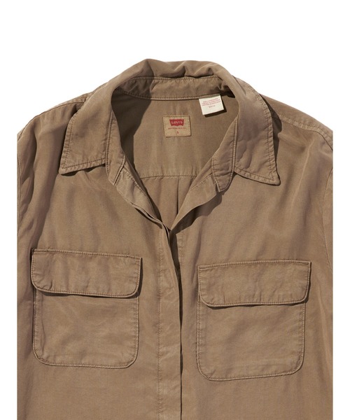 Levi's（リーバイス）の「Levi's/リーバイス エレイン ユーティリティシャツ（シャツ/ブラウス・レディース・ブラウン・M/S/XS）」の4枚目の写真