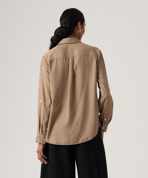 Levi's（リーバイス）の「Levi's/リーバイス エレイン ユーティリティシャツ（シャツ/ブラウス・レディース・ブラウン・M/S/XS）」の13枚目の写真