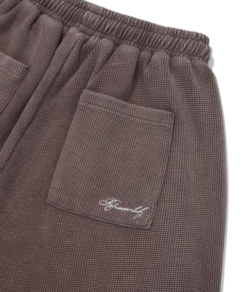 Retriever Club（レトリーバークラブ）の「SCRIPT WAFFLE PANTS [BROWN]（スウェットパンツ・レディース・その他・S/M）」の7枚目の写真