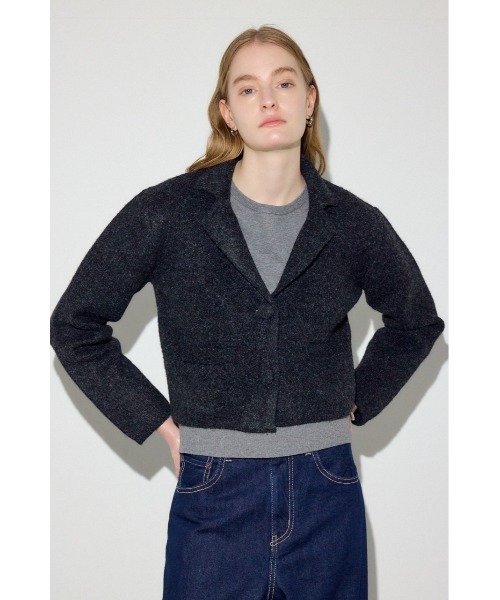 セール】ニットジャケット（テーラードジャケット）｜AZUL BY MOUSSY