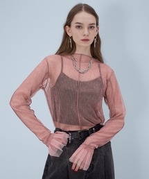 HARE | チュールデザインシア－トップス(HARE)(Tシャツ/カットソー)