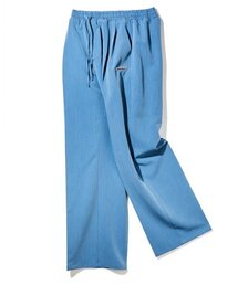 LENGAGEMENT（ランガージュマン）の「ツーピンタックワイドバンディングスラックス [インディアンブルー]（スラックス）」