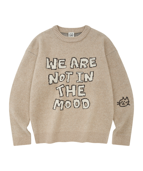 LMR（エルエムアール）の「レタリングジャガードプルオーバーニット BEIGE（ニット/セーター・レディース・ベージュ・L/M）」の9枚目の写真