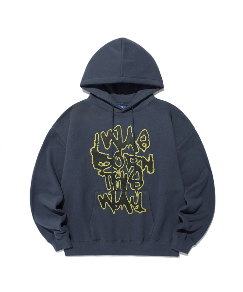 ISTKUNST(イストクンスト)の「BORN THIS WAY HOODIE_NAVY(IK2EFMM405A)(パーカー・レディース・ネイビー・S/L/M)」の1枚目の写真