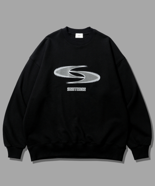 THE MILE(ザマイル)の「センテンスエッセンシャルスウェットマンツーマンBLACK2(スウェット・メンズ・その他・S/M/L/XL)」の2枚目の写真
