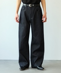 SINSS(�V���X)��Rigid straight denim / ���W�b�g�X�g���[�g�f�j��(�f�j���p���c)