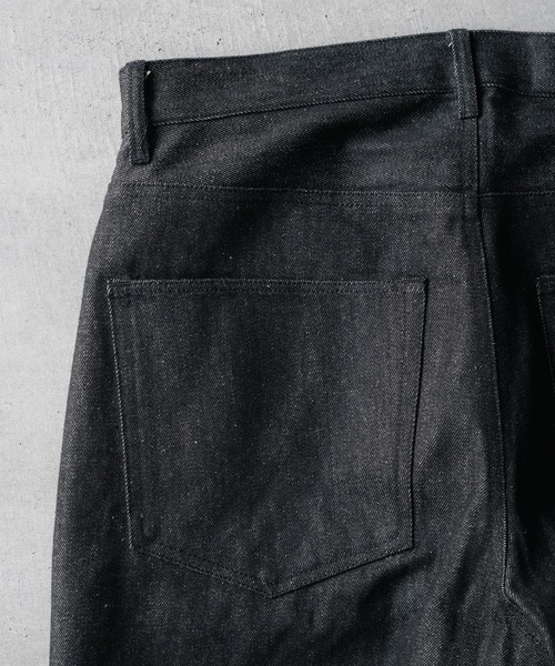 SINSS（シンス）の「Rigid straight denim / リジットストレートデニム（デニムパンツ・メンズ・インディゴブルー/ブラック・SMALL/X-SMALL/LARGE/MEDIUM）」の7枚目の写真