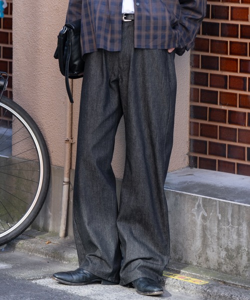 SINSS（シンス）の「Rigid straight denim / リジットストレートデニム（デニムパンツ・メンズ・インディゴブルー/ブラック・SMALL/X-SMALL/LARGE/MEDIUM）」の12枚目の写真