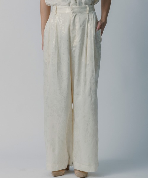 AJUGA.（アジュガ）の「箔プリントタックパンツ（その他パンツ・レディース・ライトイエロー・FREE）」の18枚目の写真