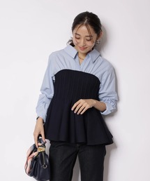 JUSGLITTY｜ジャスグリッティーのニット/セーター（ブルー・ネイビー