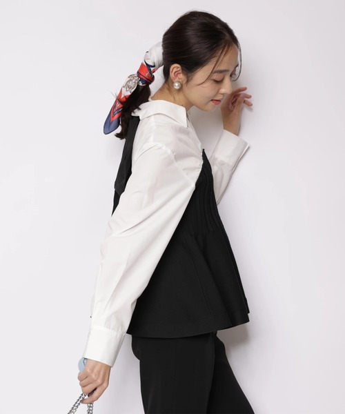 JUSGLITTY（ジャスグリッティー）の「シャツレイヤードライクニット