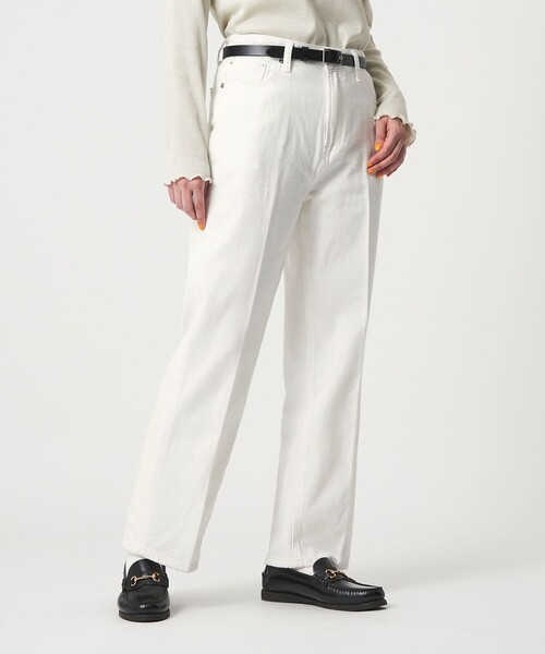 A DAY IN THE LIFE UNITED ARROWS(アデイインザライフユナイテッドアローズ)の「ストレートデニム <A DAY IN THE LIFE>(デニムパンツ・レディース・ロイヤルブルー/ブラック/オフホワイト・M/S)」の8枚目の写真