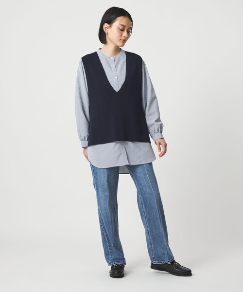 A DAY IN THE LIFE UNITED ARROWS(アデイインザライフユナイテッドアローズ)の「ストレートデニム <A DAY IN THE LIFE>(デニムパンツ・レディース・ロイヤルブルー/ブラック/オフホワイト・M/S)」の12枚目の写真