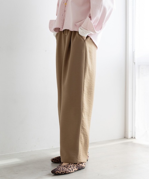Elura（エルーラ）の「Wクロスドロストワイドパンツ＜低身長サイズあり＞/641251（その他パンツ・レディース・ダークブラウン/キャメル/ピンク/ブラック・MEDIUM/LARGE/FREE(S)）」の16枚目の写真