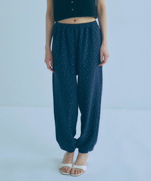 en neume エンノイム Flower Thermal Jogger セール】Flower Thermal Jogger（その他パンツ）｜EN NEUME