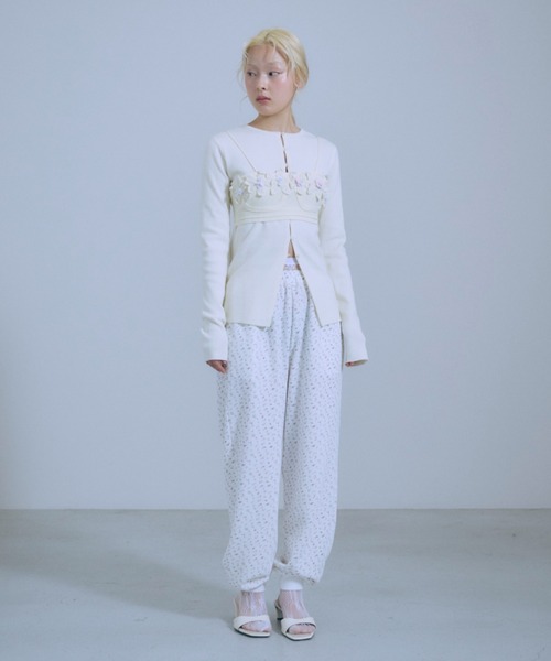 en neume エンノイム Flower Thermal Jogger Flower Thermal Jogger（その他パンツ）｜EN NEUME（エンノイム）の