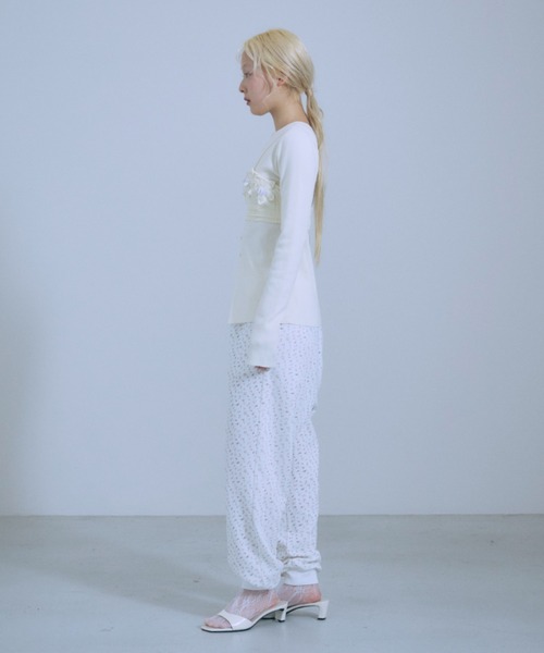 en neume エンノイム Flower Thermal Jogger セール】Flower Thermal Jogger（その他パンツ）｜EN NEUME
