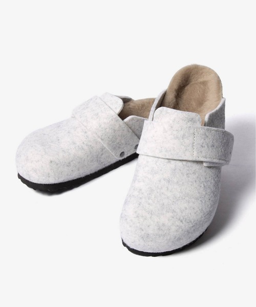 BIRKENSTOCK(ビルケンシュトック)の「BIRKENSTOCK LOMA FELT ビルケンシュトック ロマ フェルト サンダル(サンダル・レディース・グレー系1/アイボリー・37/36/39)」の9枚目の写真