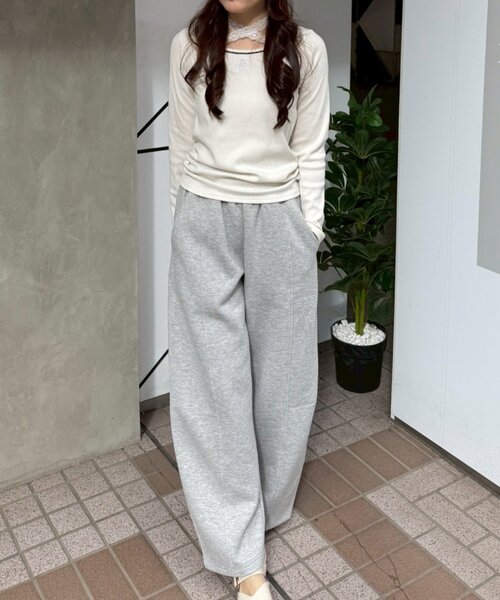 continuer de NICE CLAUP(コンティニューデナイスクラップ)の「【ガーリー好きにオススメ】マルチWAYレーステレコインナー(Tシャツ/カットソー・レディース・ドット/アイボリー/ブラック/その他12・FREE)」の21枚目の写真