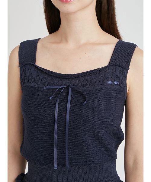 CELFORD（セルフォード）の「【洗える】レーシーニットアンサンブル（ニット/セーター・レディース・その他/オフホワイト/レッド/ダークネイビー・F）」の13枚目の写真