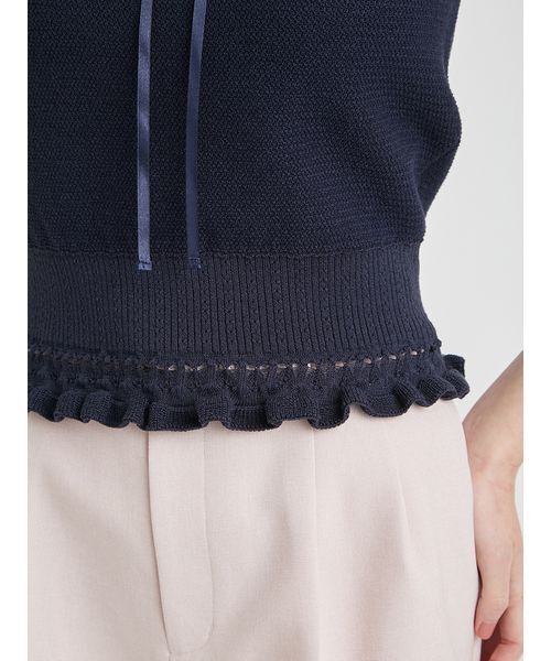 CELFORD（セルフォード）の「【洗える】レーシーニットアンサンブル（ニット/セーター・レディース・その他/オフホワイト/レッド/ダークネイビー・F）」の15枚目の写真