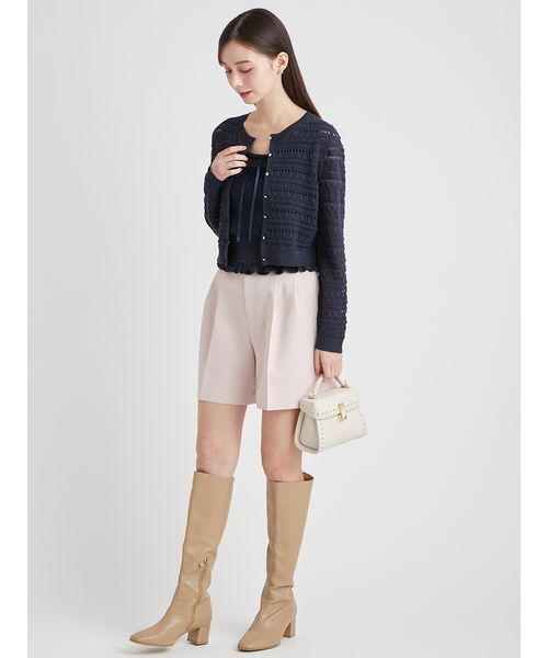 CELFORD（セルフォード）の「【洗える】レーシーニットアンサンブル（ニット/セーター・レディース・その他/オフホワイト/レッド/ダークネイビー・F）」の17枚目の写真