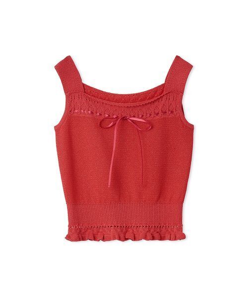 CELFORD（セルフォード）の「【洗える】レーシーニットアンサンブル（ニット/セーター・レディース・その他/オフホワイト/レッド/ダークネイビー・F）」の10枚目の写真