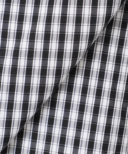 CITYSHOP（シティーショップ）の「GINGHAM CHECK シャツ（シャツ/ブラウス・レディース・ブラック・38/36）」の20枚目の写真