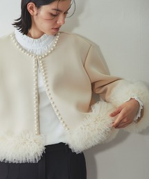 リボンノーカラージャケット最終価格 ノーカラージャケット（リボン）ファッション通販 - ZOZOTOWN