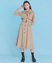 REDYAZEL | 2WAYレイヤードライクリボントレンチコート(トレンチコート)