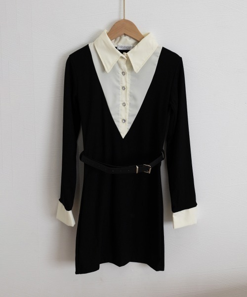 Miniministore(ミニミニストア)の「ドッキングワンピース セクシーミニワンピ(ワンピース・レディース・ブラック・M/L)」の18枚目の写真