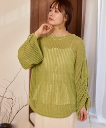 mysty woman | 7GメッシュニットLS　659795(ニット/セーター)